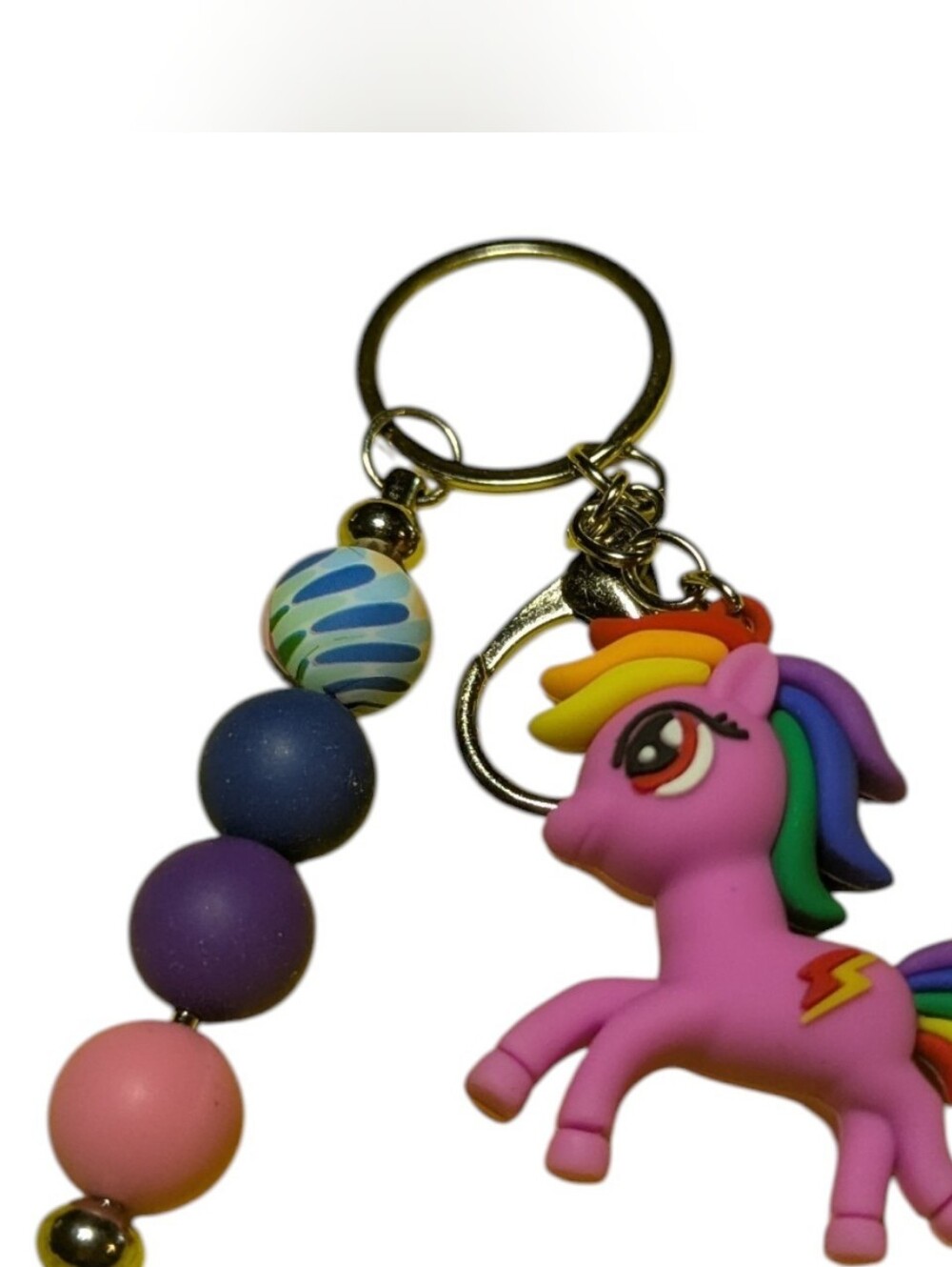 Hand Crafted Key Chain Bag Charm Pink My Little Pony  Charm NEW H-045